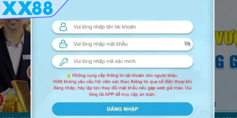 Đăng nhập XX88
